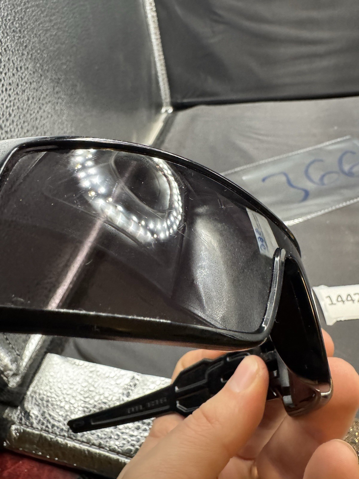 Oakley Oil Rig Sunglasses 03-460 Polished Black/Warm Grey