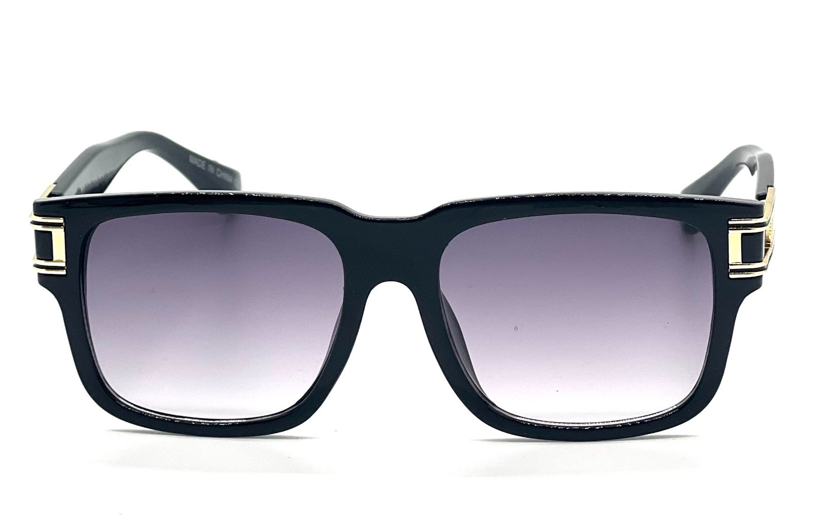 Fashion Men Sunglasses Designer New Style Classic Model Gold Metal Bar Retro NEW