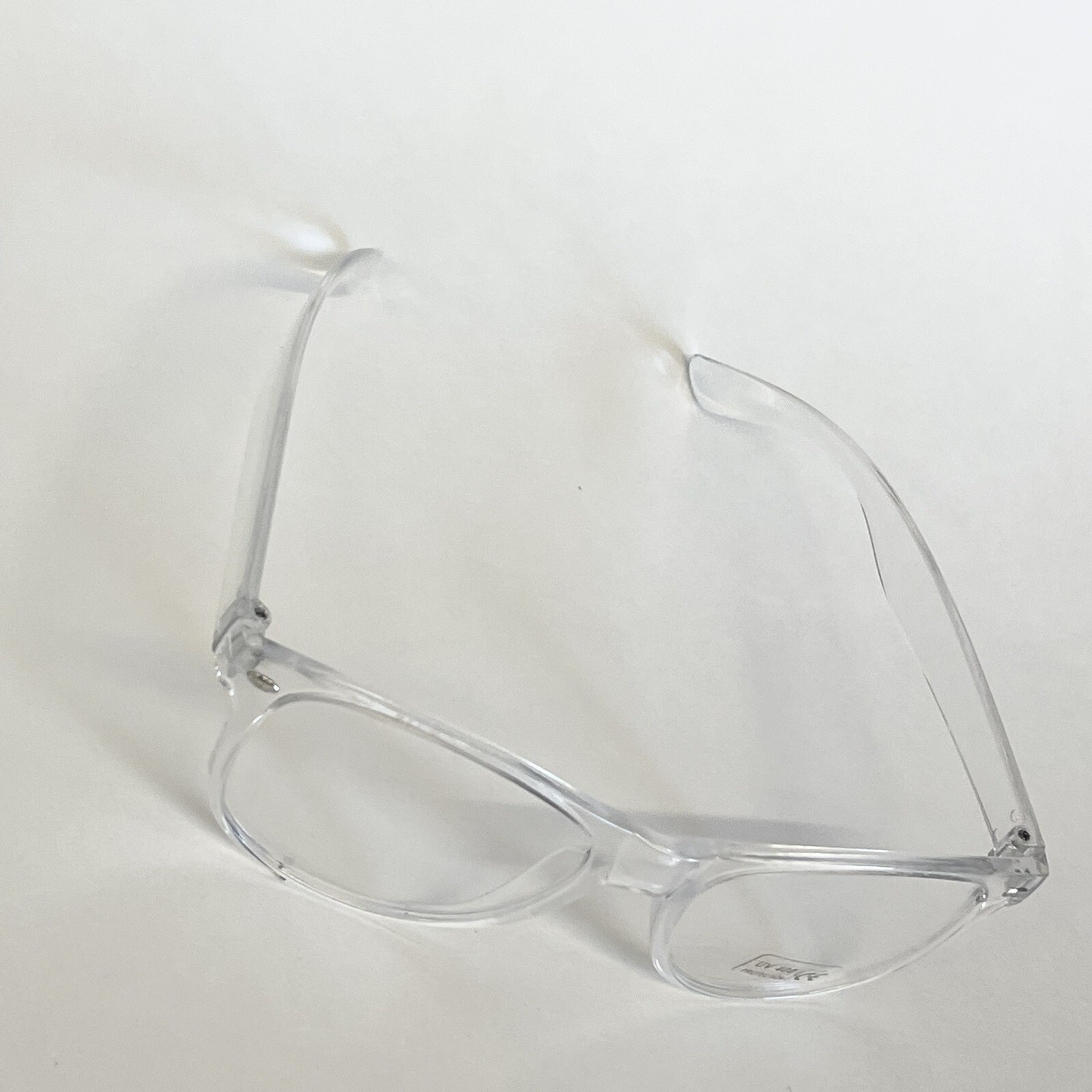 2 Clear Lens Glasses Rectangle Frame Transparent Fashion Eyewear UV 400 Protect