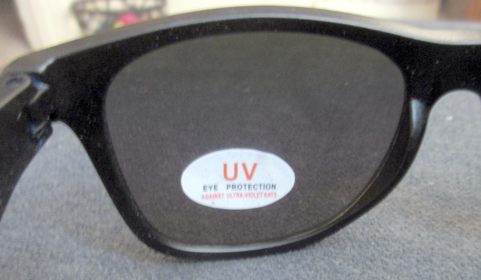 Rubrik Co. Promotional Sunglasses Blue Wood Grain Style – UV Protection – NEW