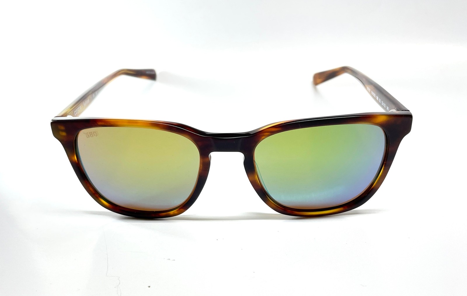 Costa Del Mar Sullivan Tortoise frame Green Mirror 580 glass lens