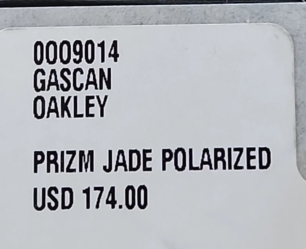 🔥 OAKLEY Gascan POLARIZED Sunglasses Hi Res Matte Black/Prizm Jade Green OO9014