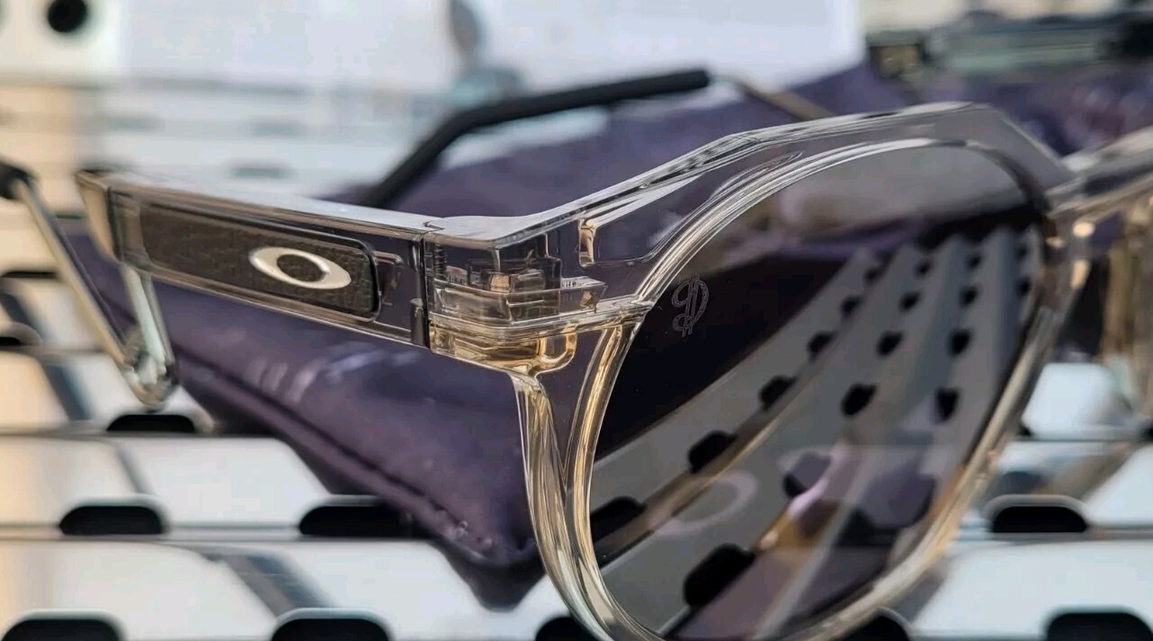 New Oakley HSTN Metal 9279-0552 Damian L. Sunglasses Grey Ink-Sepia/ Prizm Black