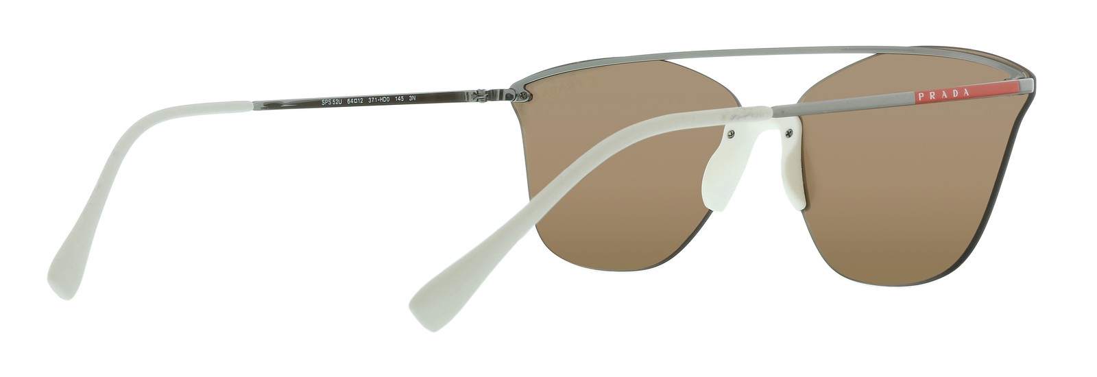 Prada 0PS 52US 371HD0 Lifestyle Ruthenium irregular Sunglasses