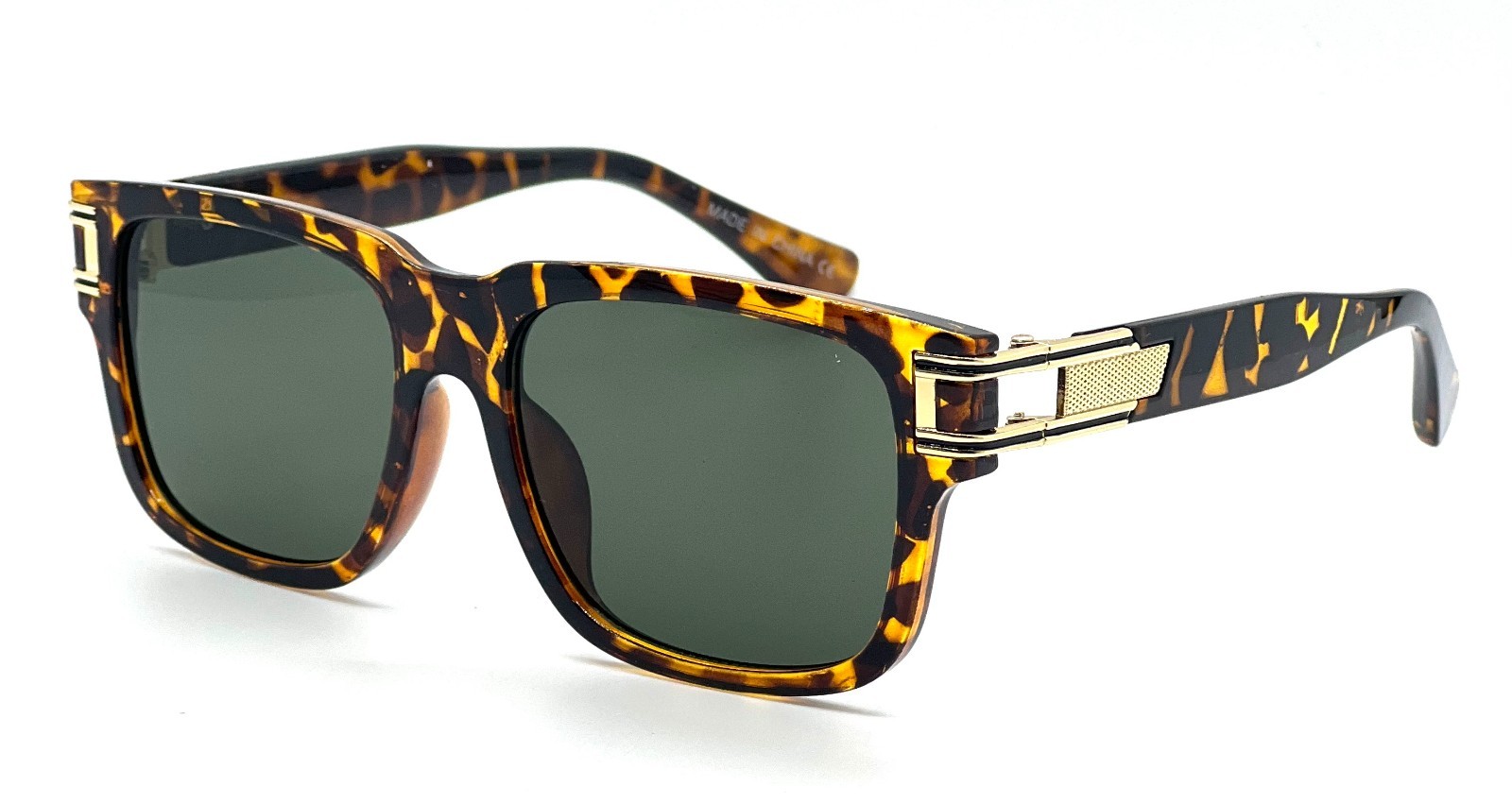 Fashion Men Sunglasses Designer New Style Classic Model Gold Metal Bar Retro NEW