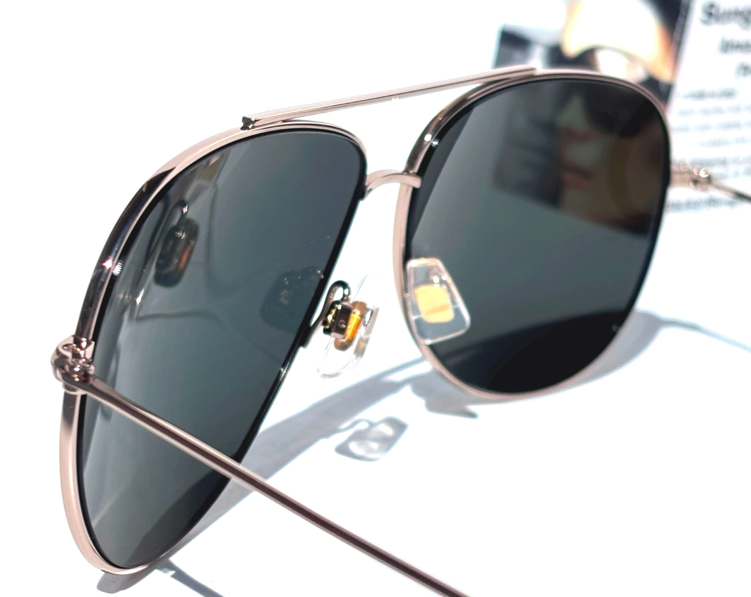 Maui Jim HAUOLI XL 62mm Shiny Gold POLARIZED Crystal Grey Lens Sunglass 674-16A