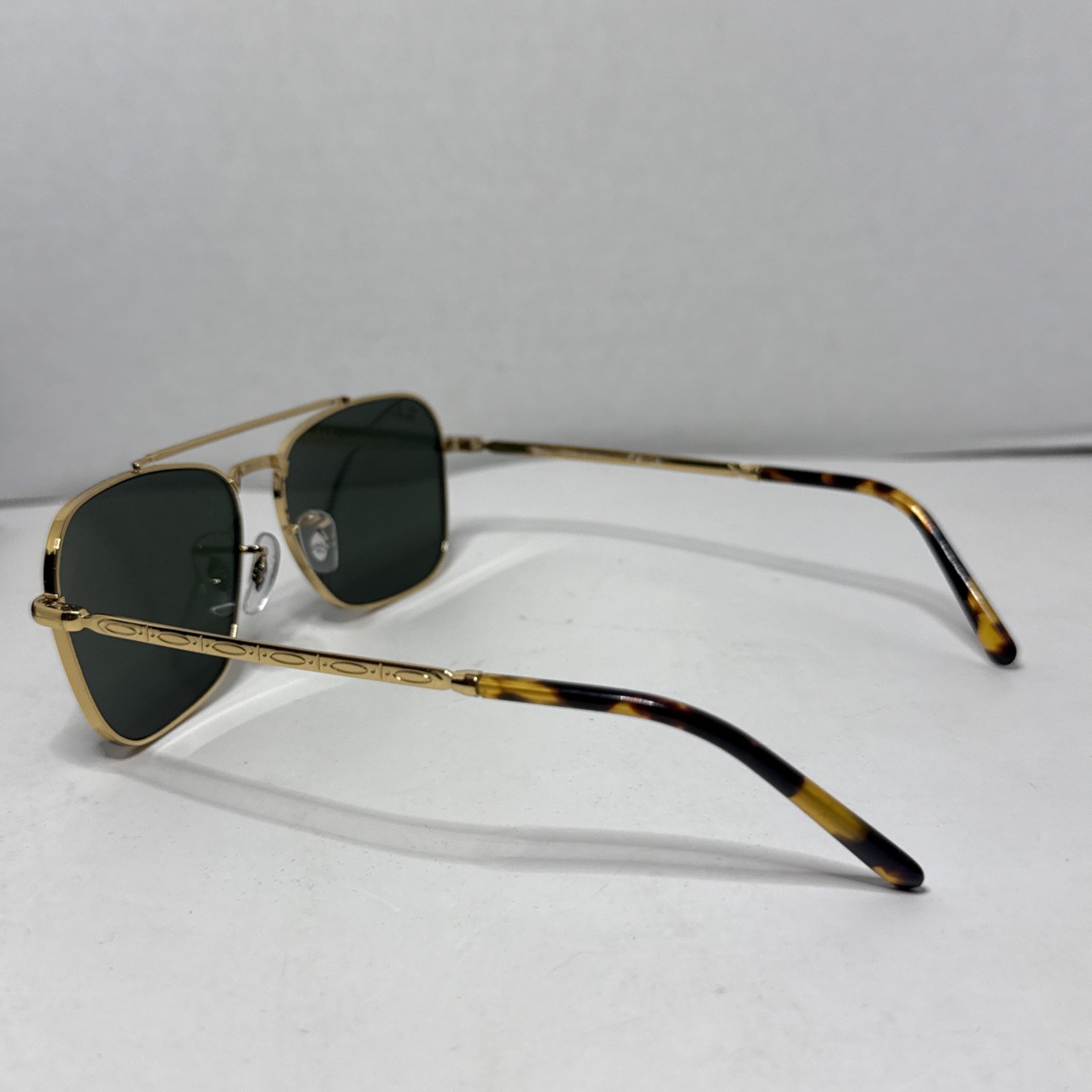 Ray-Ban New Caravan Polished Gold/Green 58 mm Sunglasses RB3636 919631 58-15 140