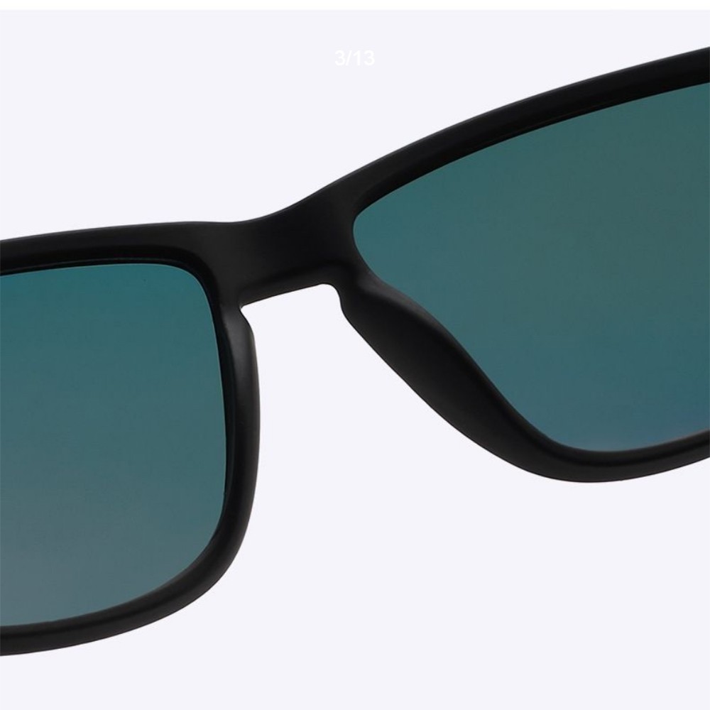 Men Women Tinted Myopia Nearsighted Glasses Square Frame Sunglasses -0.5 to -6.0