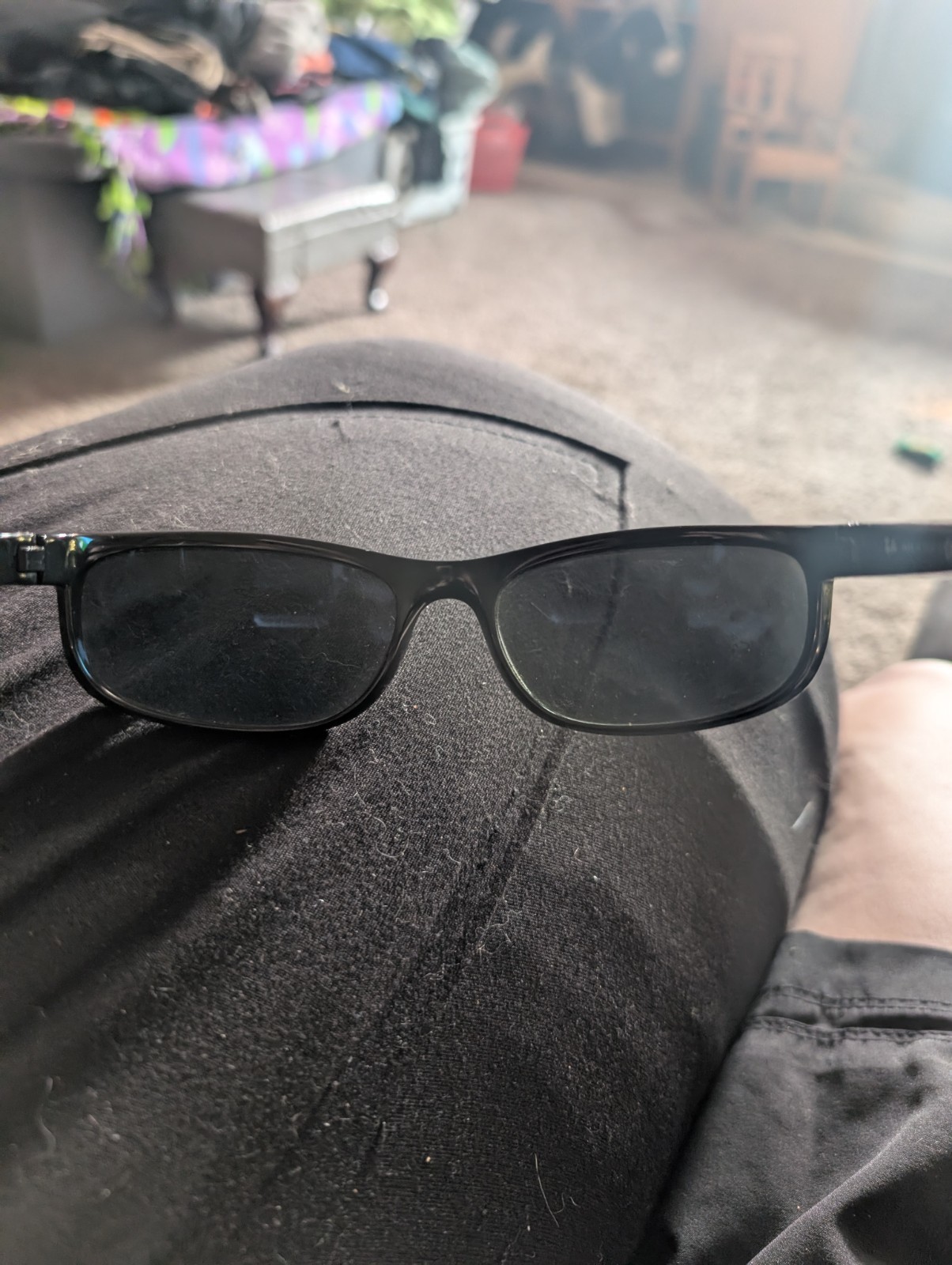 Ray-Ban RB2027 601/W1 Men’s Polarized Rectangle Sunglasses Black/Gray 130