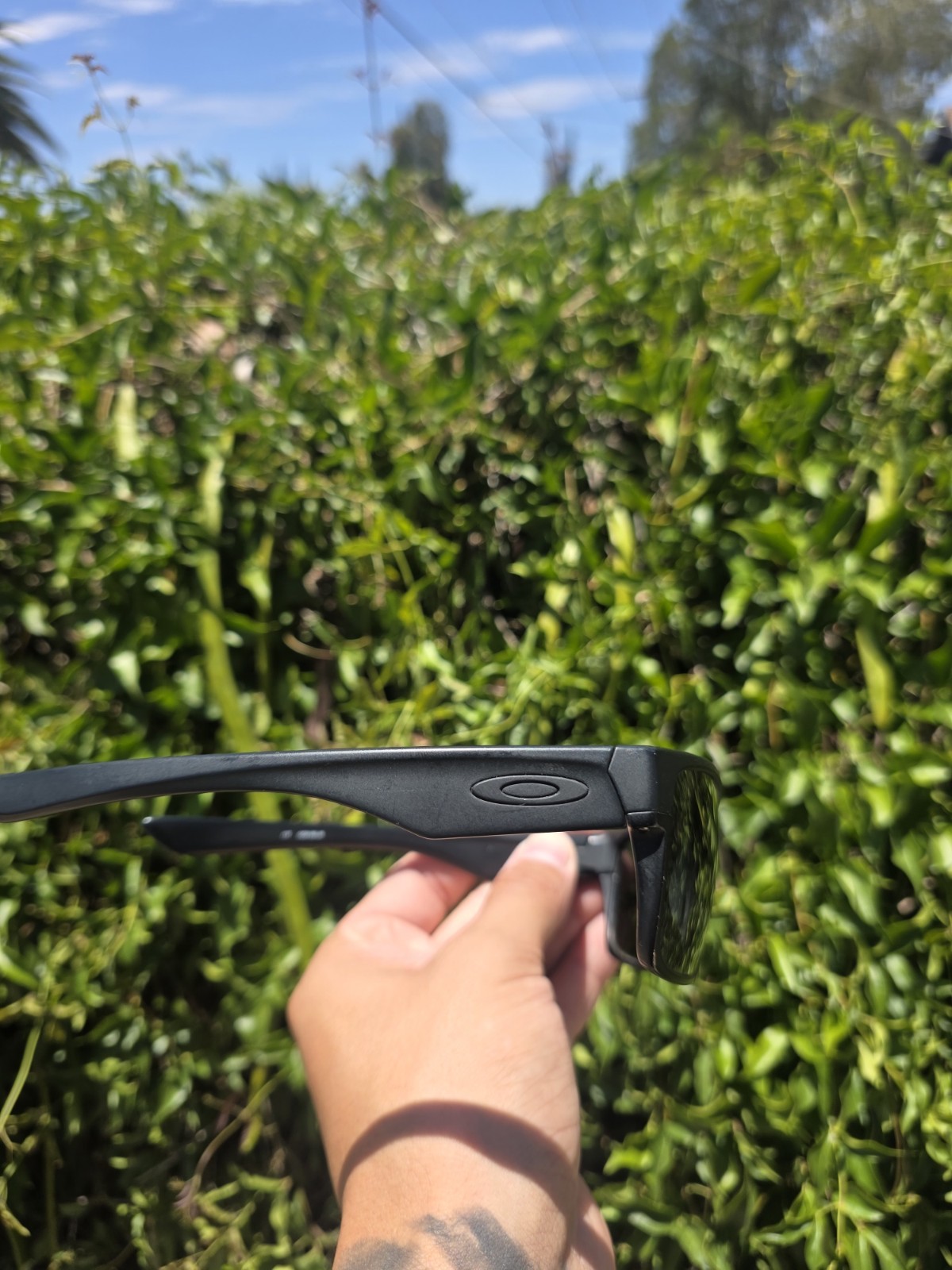Oakley Twentysix.2 Men’s Rectangle Sunglasses Black Mirrored Lightweight