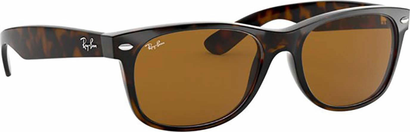 Ray-Ban New Wayfarer Tortoise 58 mm Brown Classic B-15 Sunglasses RB2132 710 58