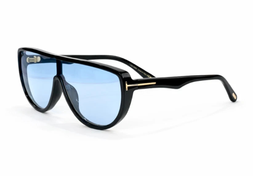 Tom Ford Photochromatic Sunglasses FT1182 Black/Blue 138-0-145mm With Case New