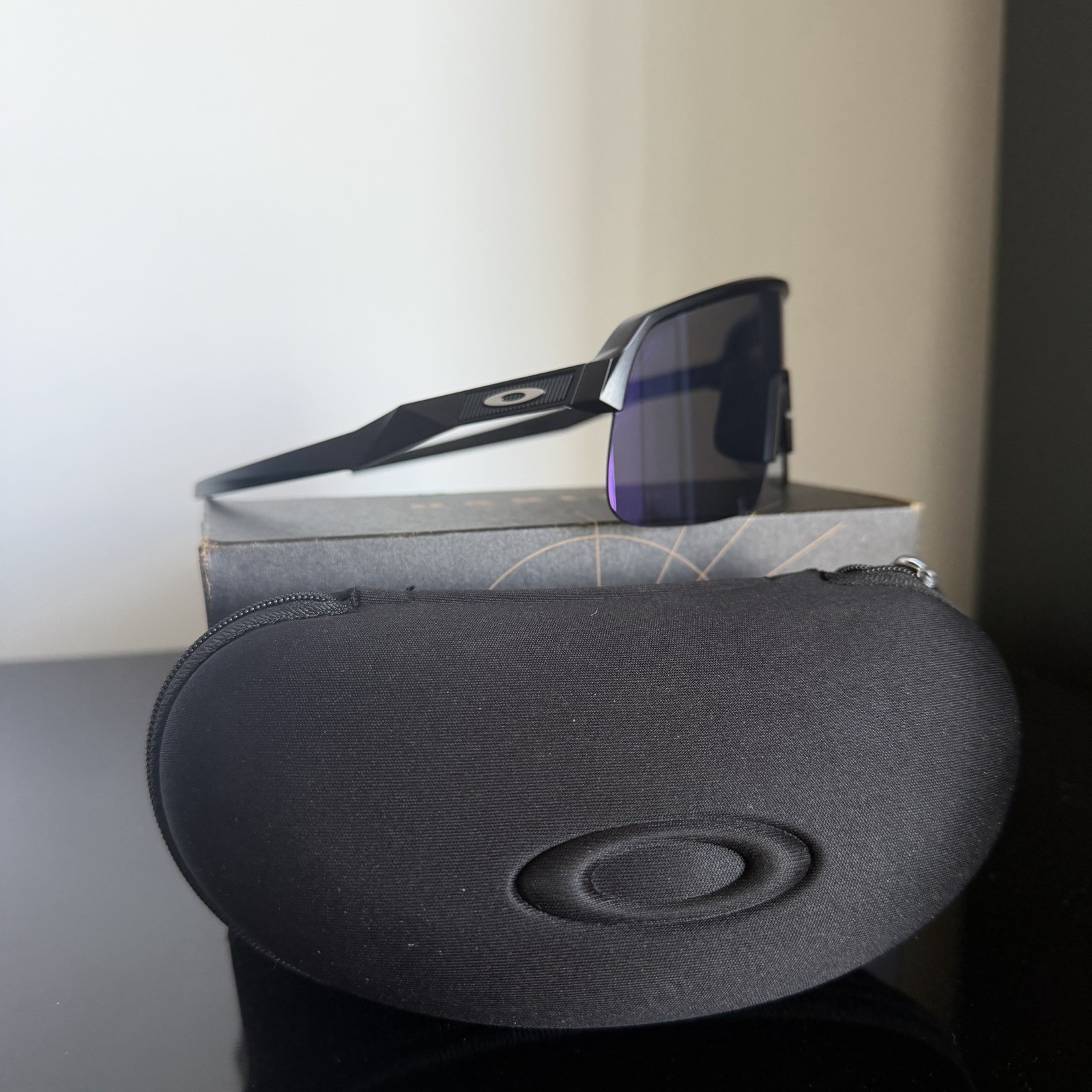 Oakley Men’s Sutro Lite Sunglasses Prizm Road Jade Lenses, Matte Black Frame