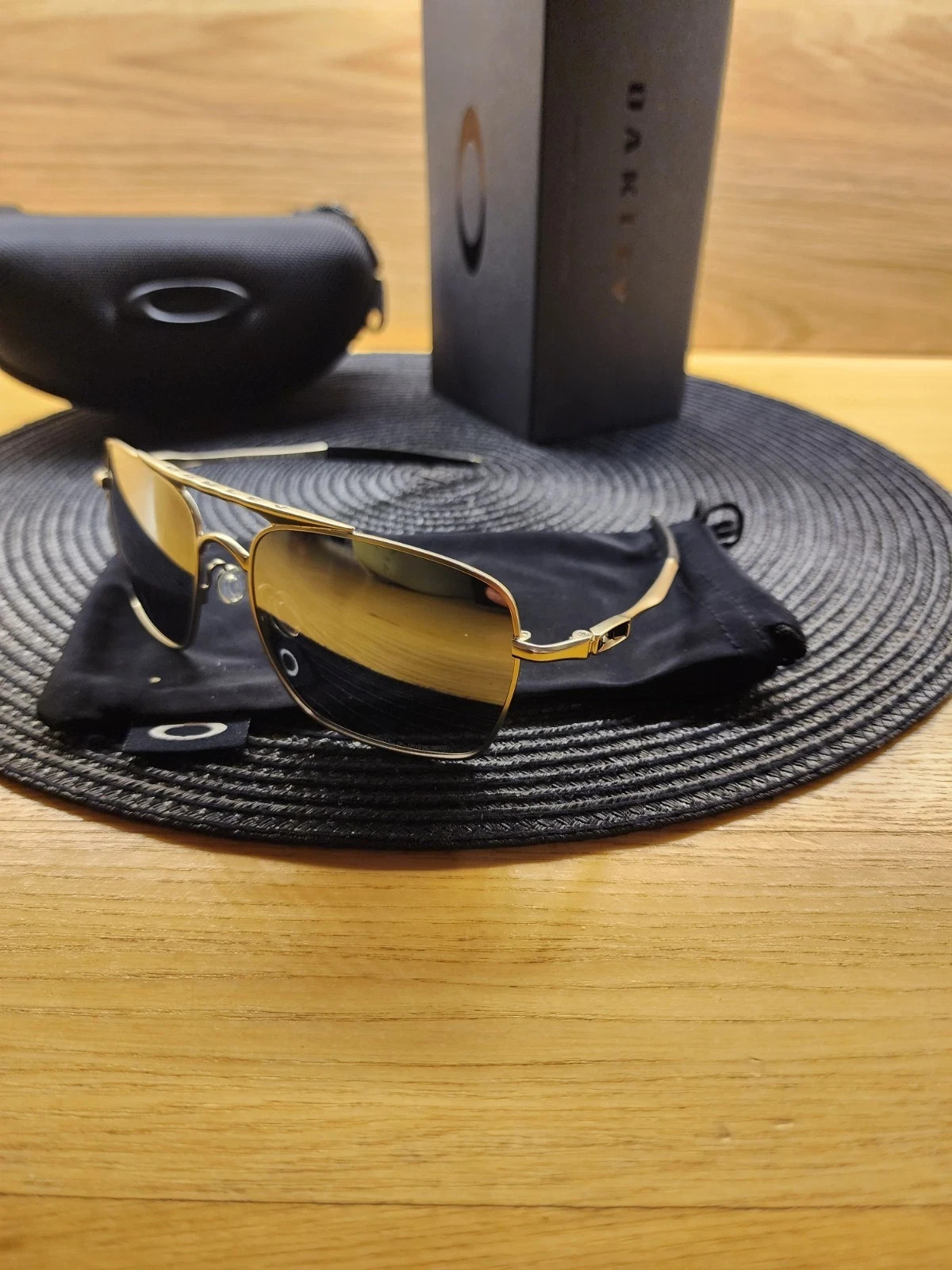 Oakley Deviation Silver Metal Frame Prizm Polarized Silver Lens New