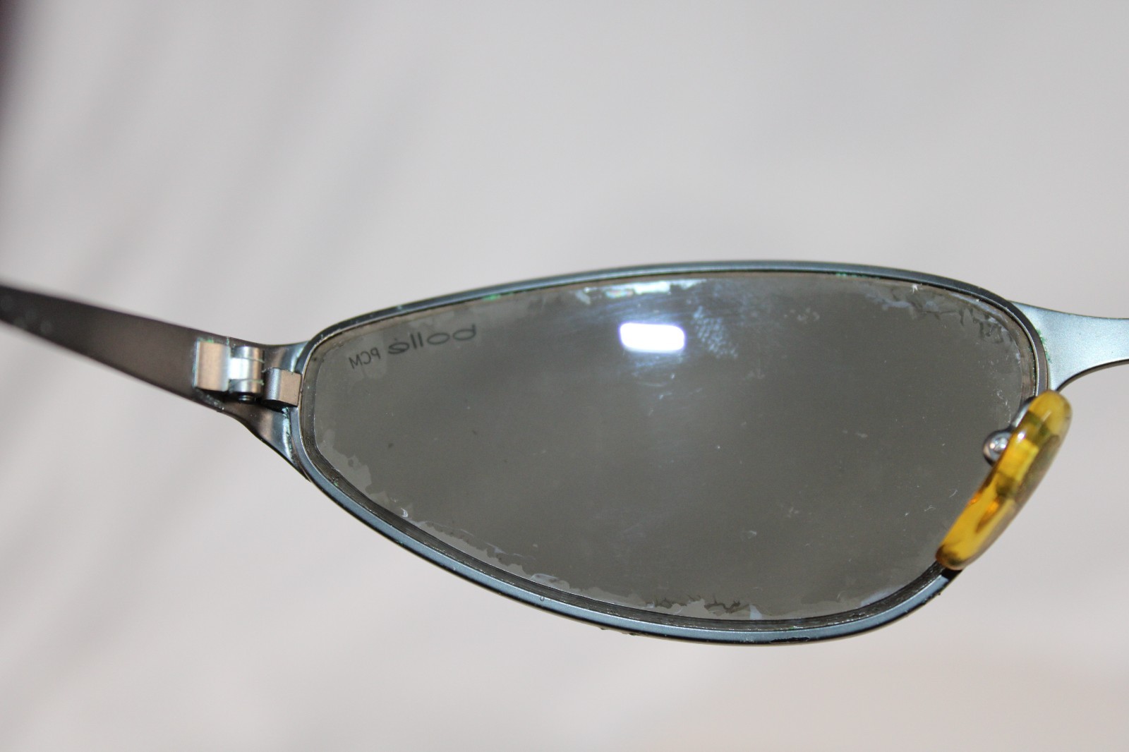 BOLLE Sunglasses 5510 Mod France Bolle PCM silver-Tone Frames Vtg Rd Discpt