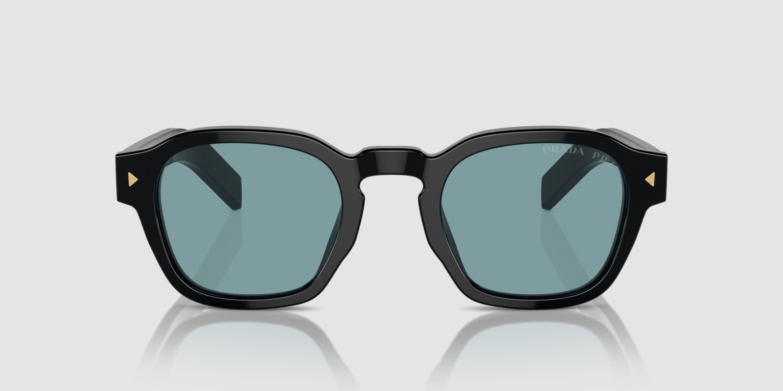 PRADA PR A16S 16K04D Black Polarized Green Polarized 52 mm Men’s Sunglasses