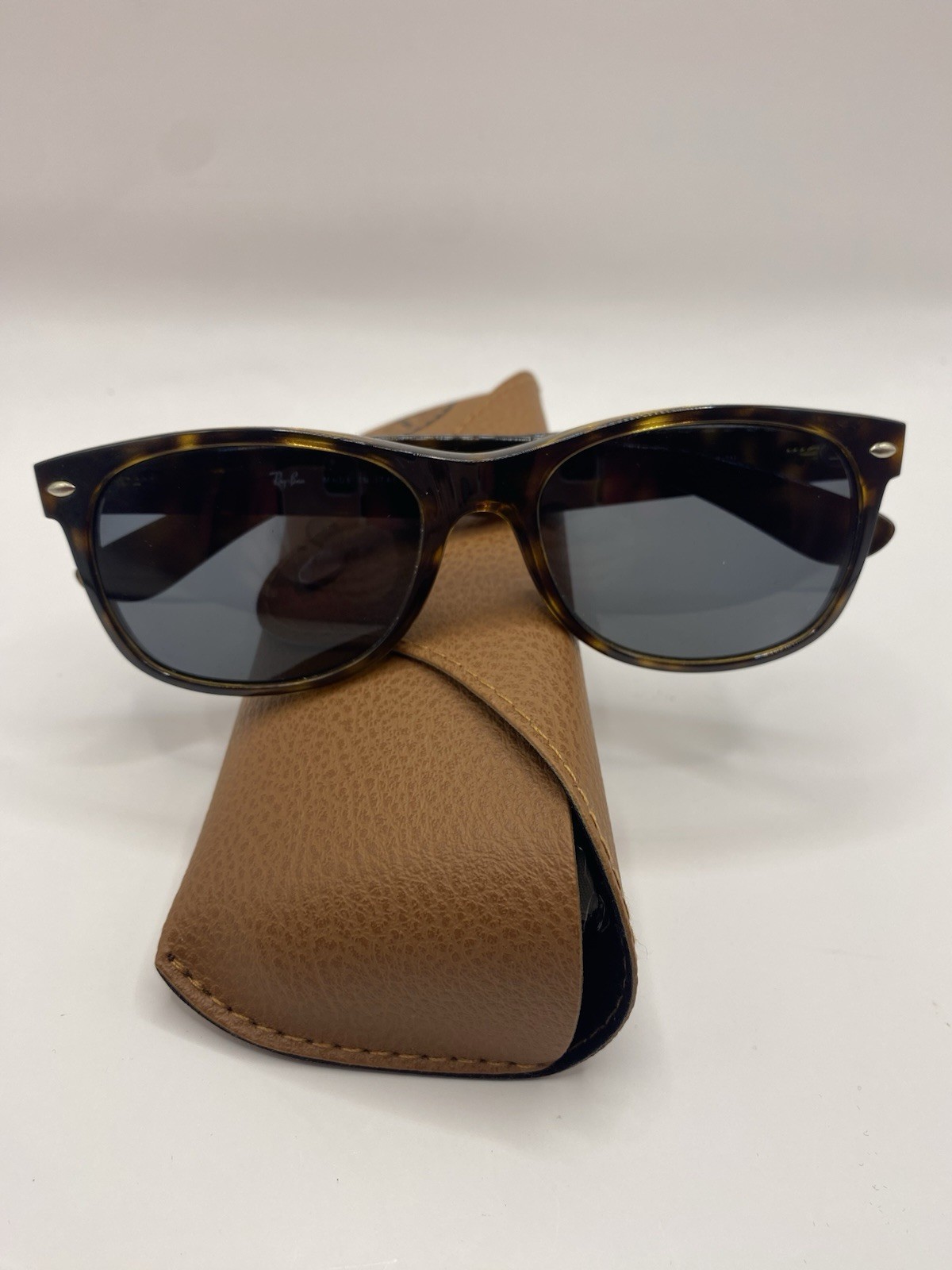 Ray-Ban New Wayfarer Classic RB2132 Tortoise Sunglasses 55mm