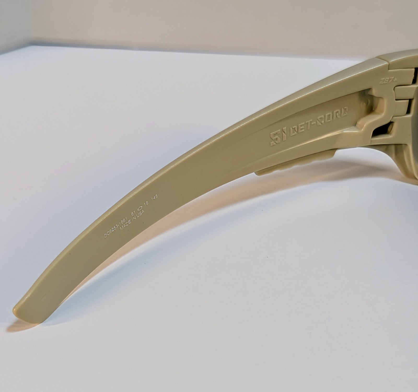 Oakley SI BALLISTIC DET CORD Desert Tan w/ Brown Polorized Lenses. Made In USA!!
