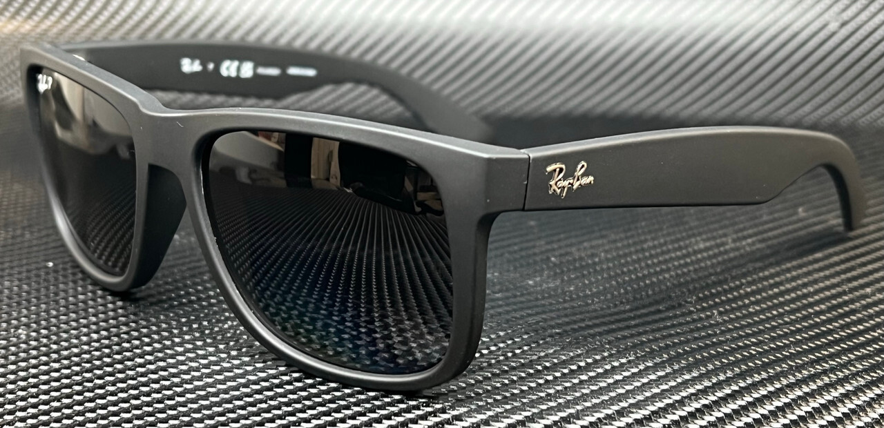 RAY BAN RB4165 622 T3 Matte Black Grey Polarized Men’s 55 mm Sunglasses