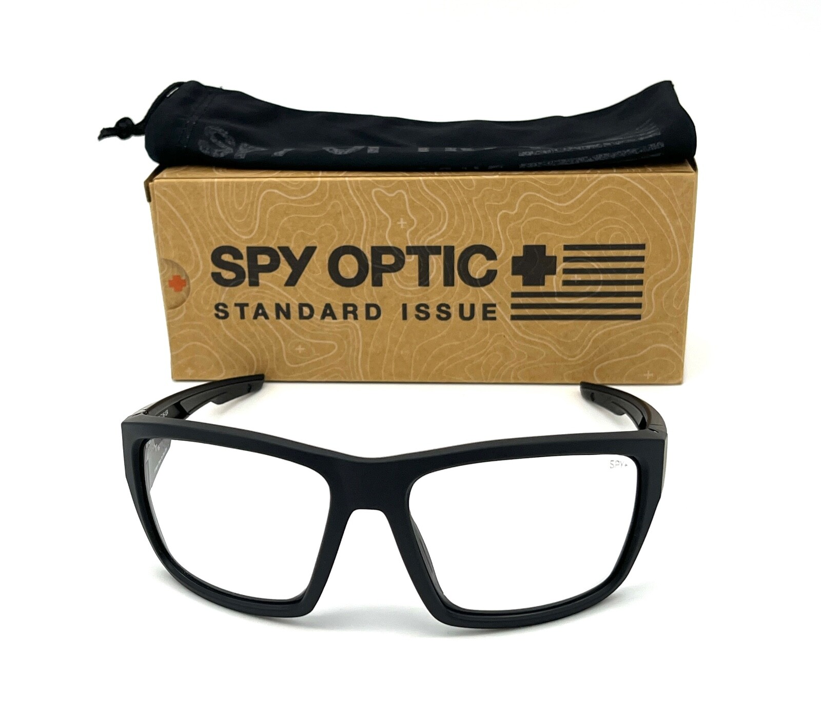 SPY DIRTY MO TECH SOSI ANSI Matte Black / Clear 64mm Sunglasses