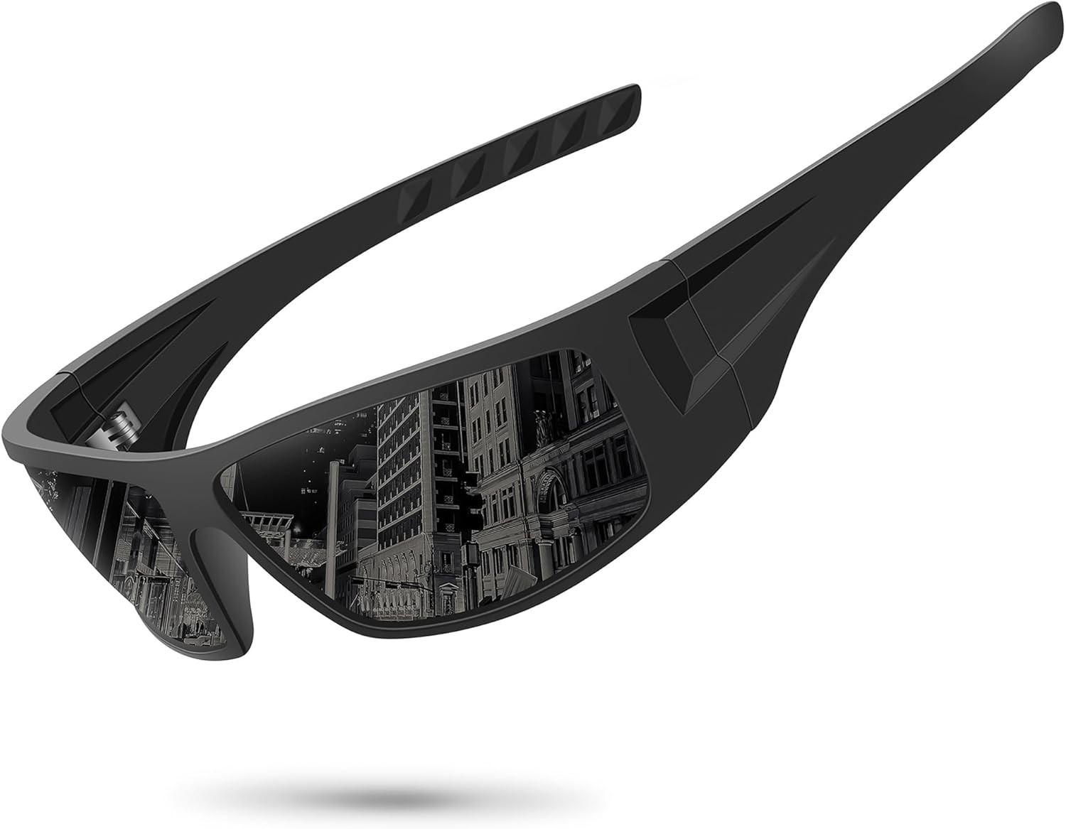 Polarized Sports Sunglasses for Men Women Unbreakable Frame Cycling Fishing.
