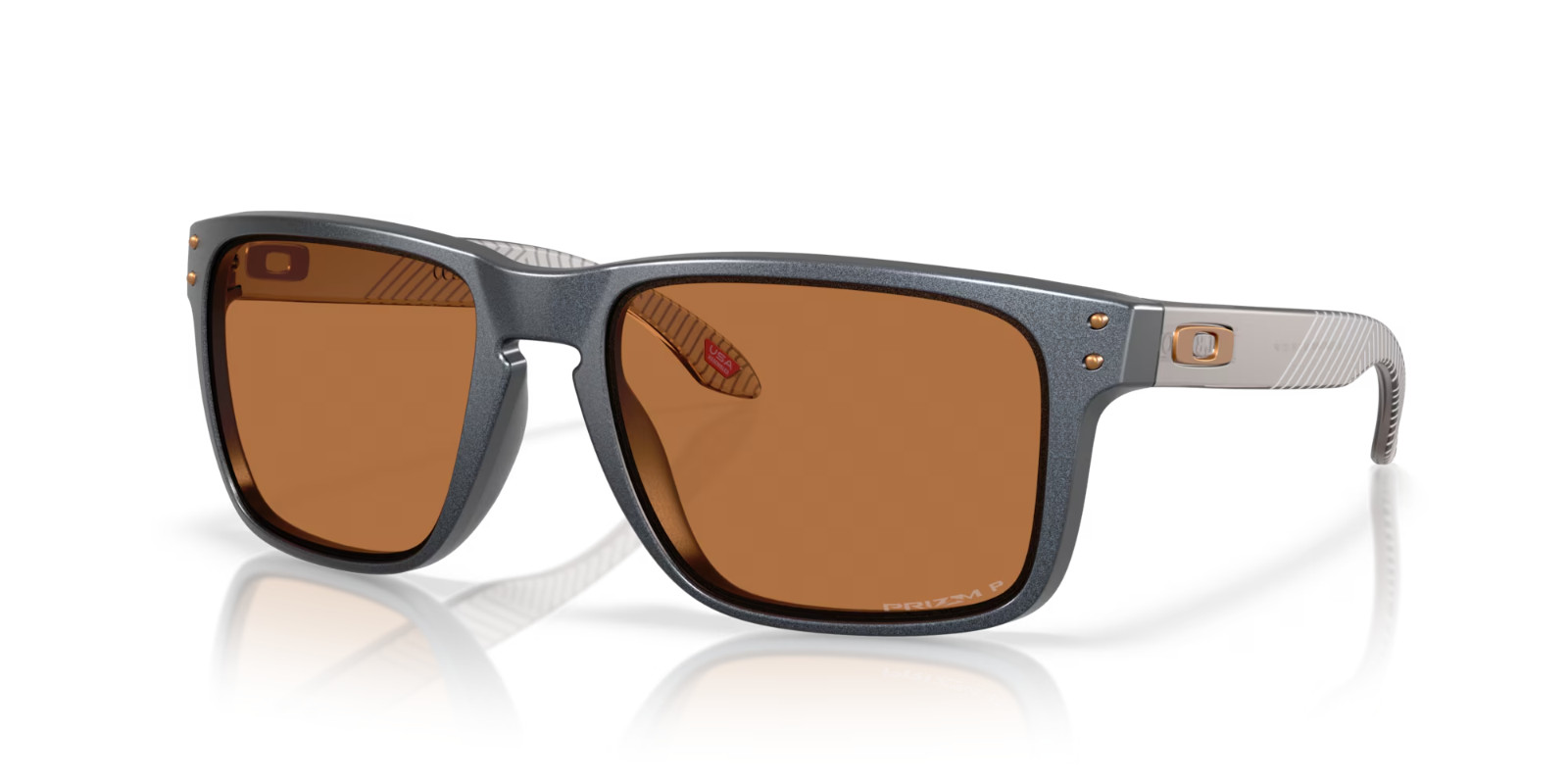Oakley Holbrook XL POLARIZED Sunglasses OO9417-4959 Blue Steel W/ PRIZM Bronze