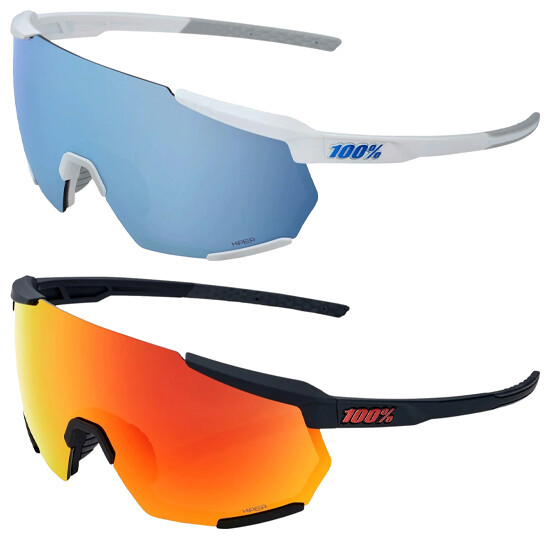 100% Racetrap 3.0 HiPER Shield Wrap Sunglasses w/ Bonus Lens – 60004 Taiwan