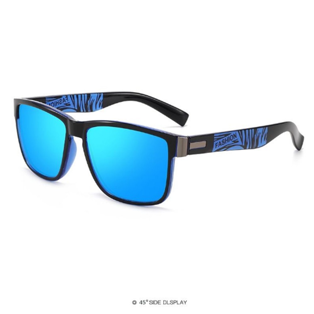 Men Women Tinted Myopia Nearsighted Glasses Square Frame Sunglasses -0.5 to -6.0