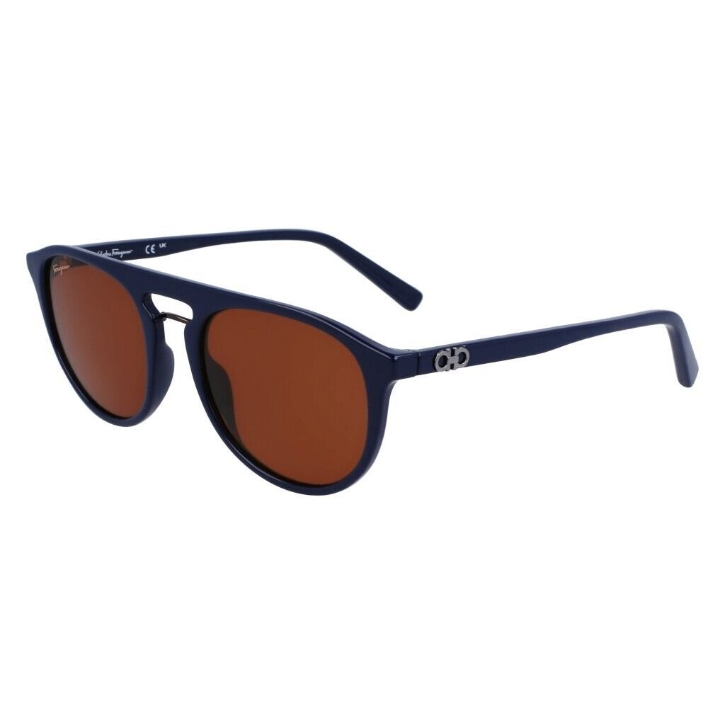 FERRAGAMO – Men’s Aviator 54mm Sunglasses Blue SF1090S