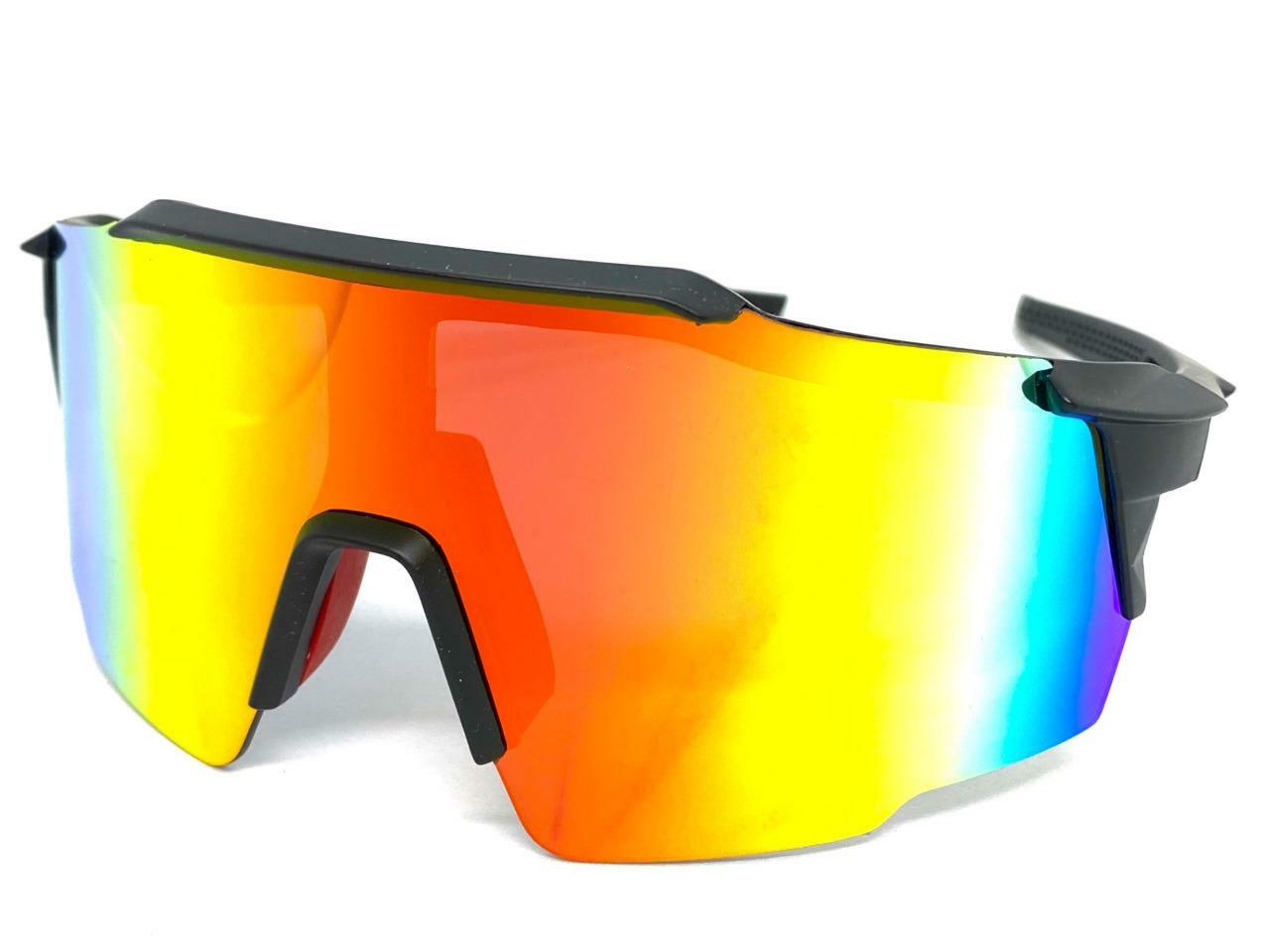 Oversized Retro Wrap Sport Cycling Ski Beach SUN GLASSES Large Lightweight Frame