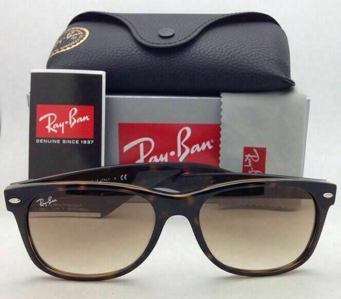 New Ray-Ban Sunglasses RB 2132 710/51 55-18 NEW WAYFARER Havana / Brown Gradient
