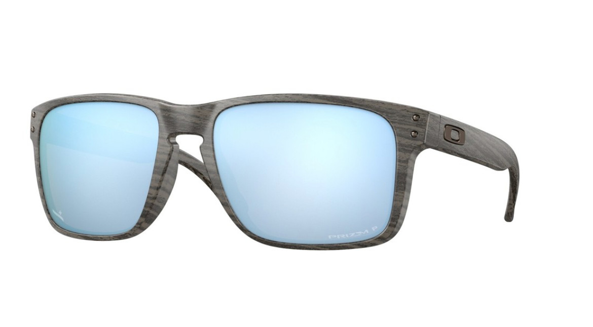 Oakley 9417-22 59 Holbrook XL Woodgrain Polarized Deep Water Prizm Sunglasses