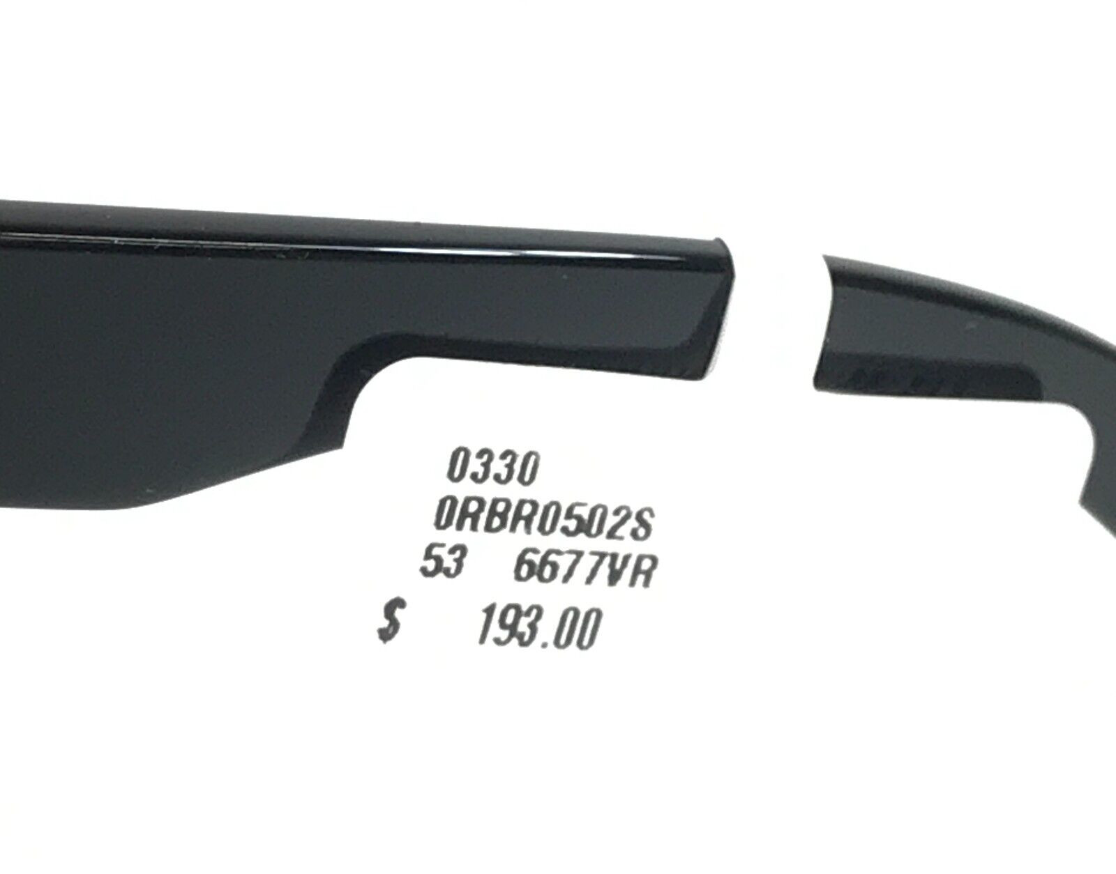 Ray-Ban Sunglasses Frames RBR0502S WAYFARER REVERSE 6677/VR Shiny Black w/ Green