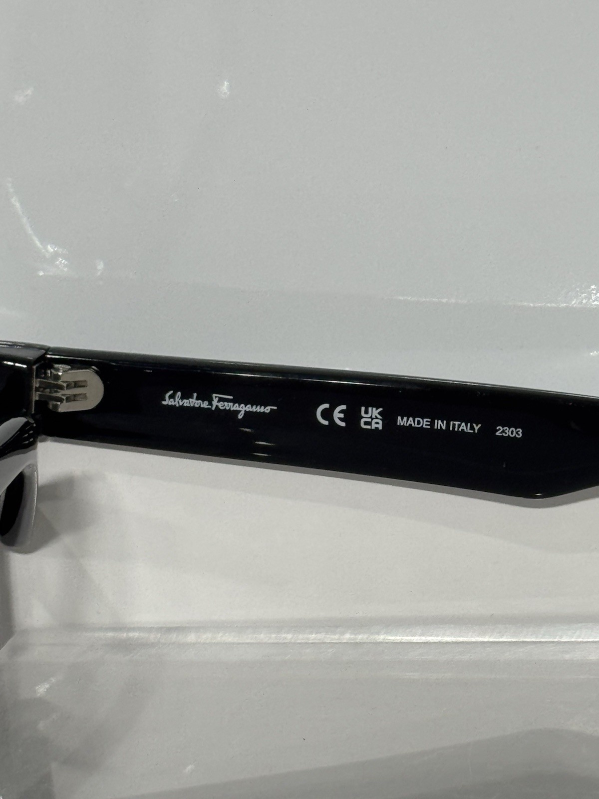 Salvatore Ferragamo SF959S 001 Black Square Men’s Acetate Sunglasses