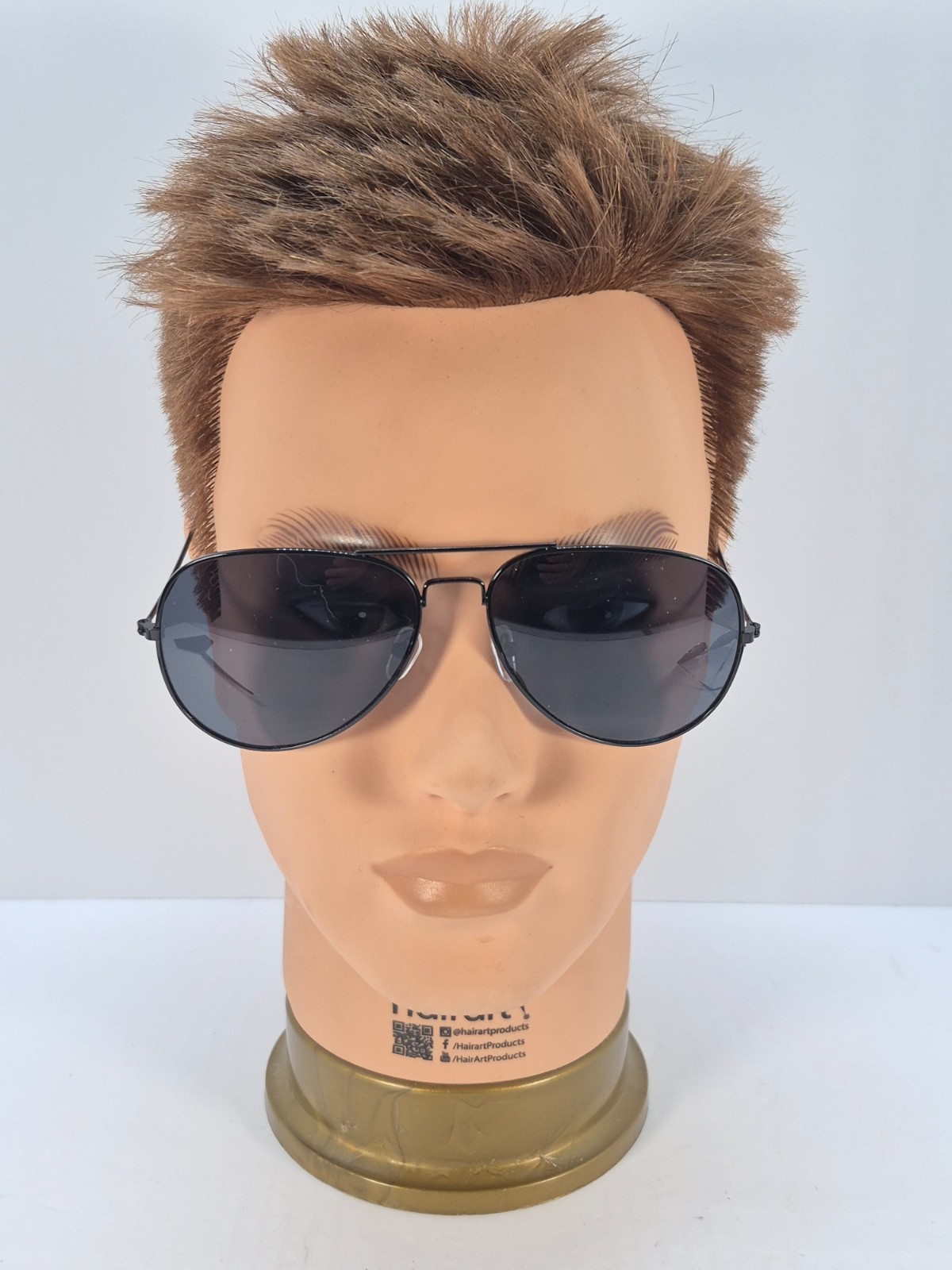 Classic Aviator Sunglasses Black Metal Frame Vintage Retro Pilot Sports Men Wome
