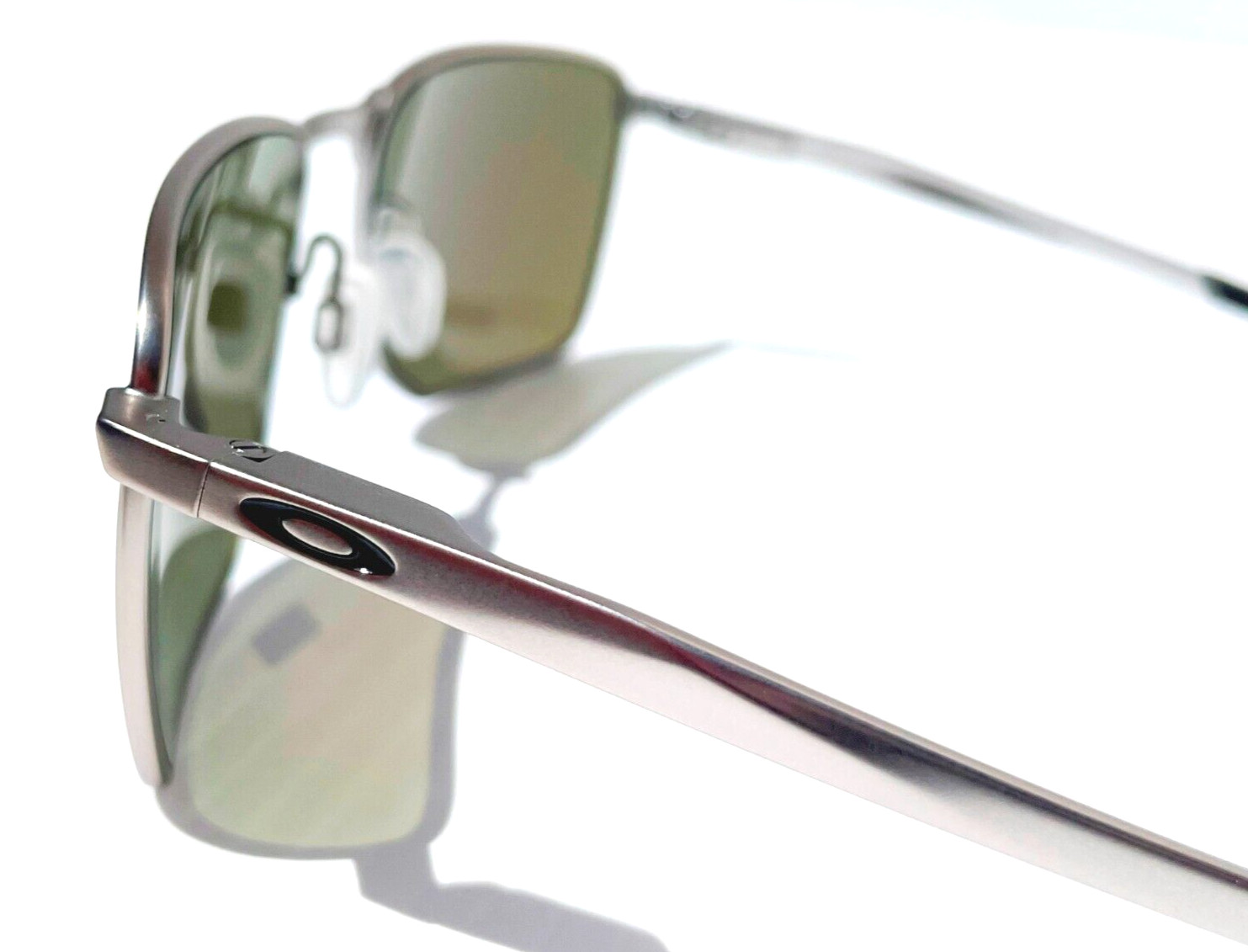 NEW Oakley EJECTOR Satin Chrome PRIZM Sapphire Lens Sunglass 4142-04