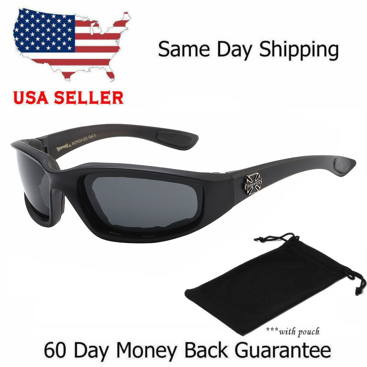 Transitional Motorcycle Sunglasses Photochromic Day Night Wind Resistant Glasses
