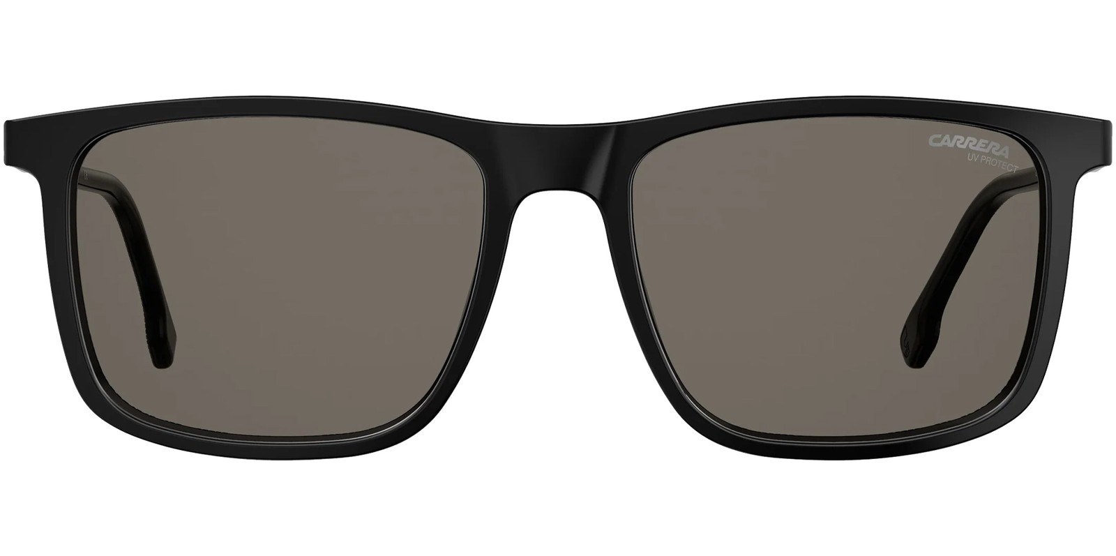Carrera Black Slim Modern Square Sunglasses w/ Spring Hinges – CA231S 0807 IR