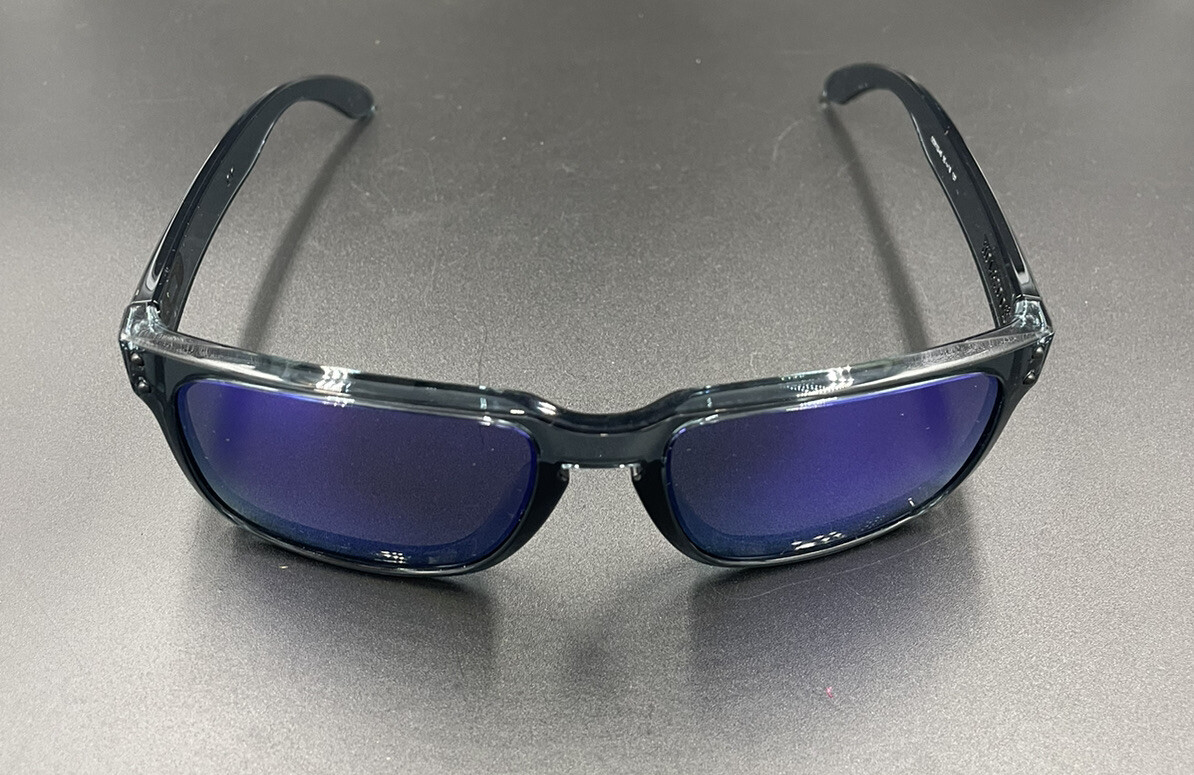 Oakley Holbrook Crystal Black w/ Violet Iridium Lenses