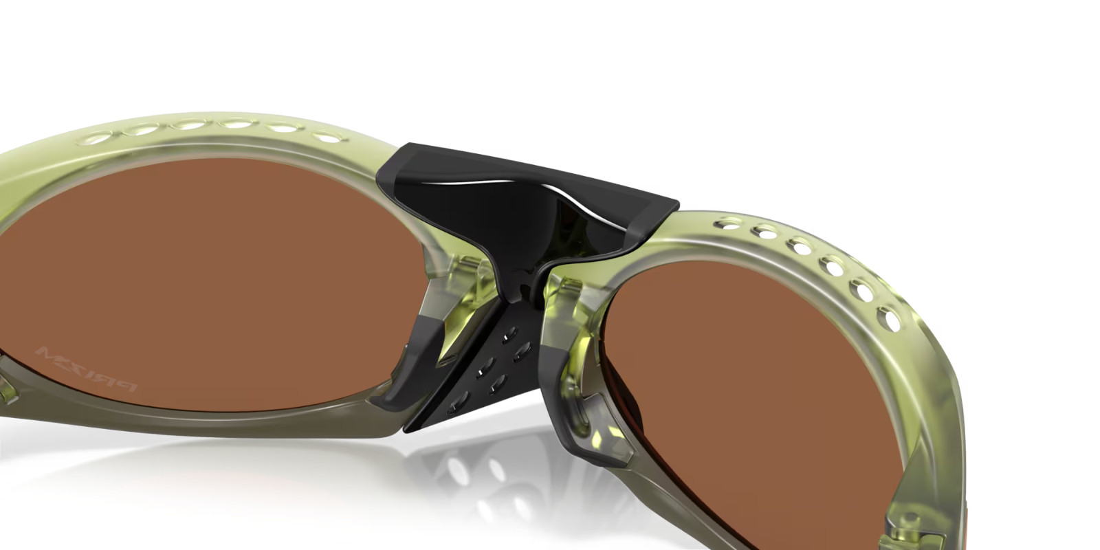 Oakley PLANTARIS Sunglasses OO9437-0363 Matte Transparent Fern W/ PRIZM Tungsten