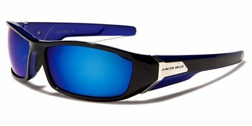 Arctic Blue Mirrored Men Sport Sunglasses Cycling Baseball Ski Snowboard