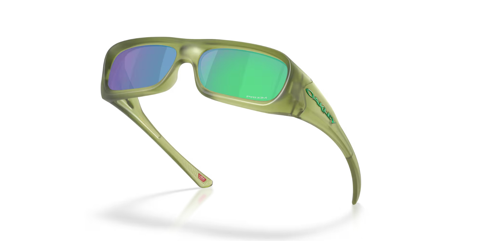 Oakley PERMIAN Sunglasses OO9520-0459 Matte Transparent Fern W/ PRIZM Jade Lens