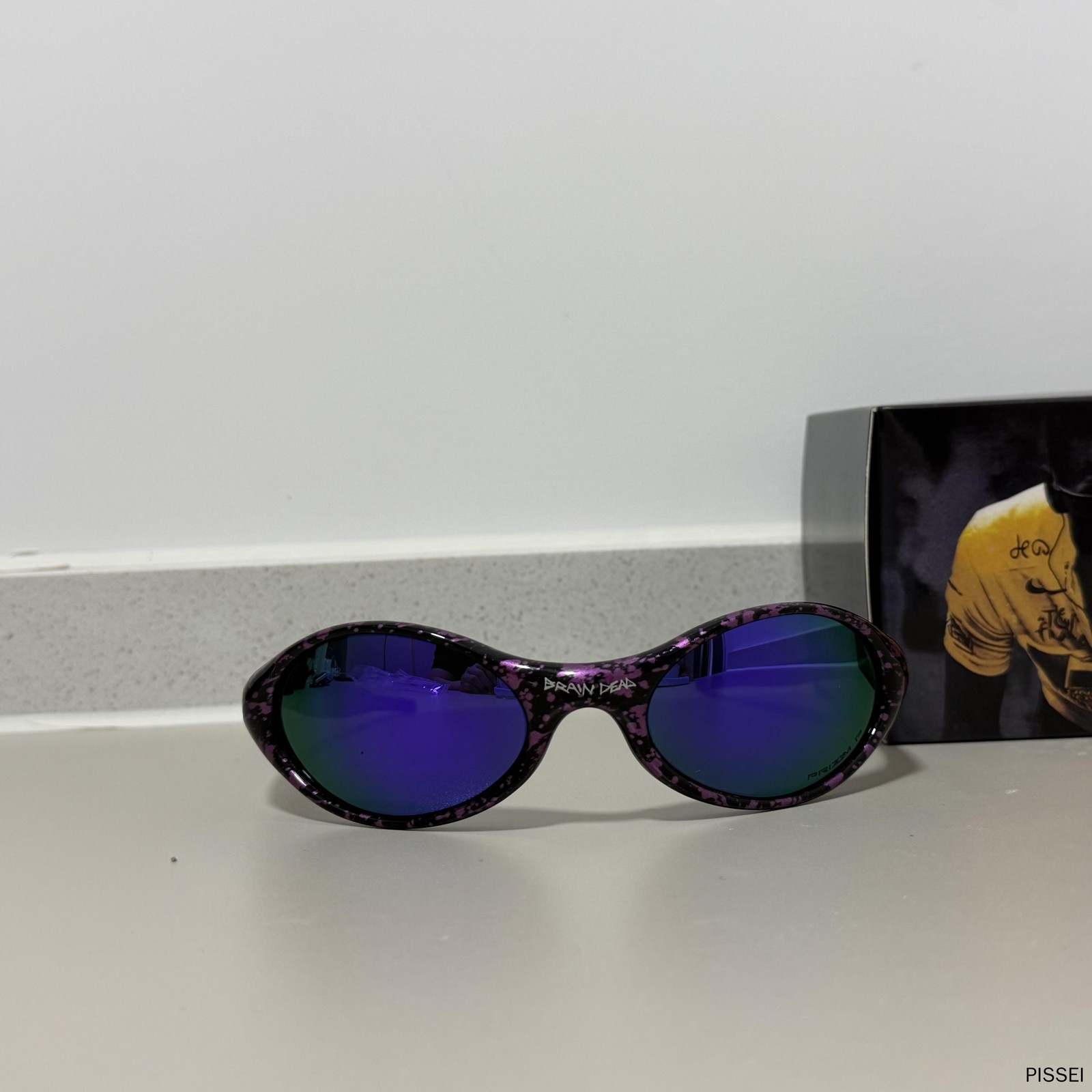 Oakley Eye Jacket X Brain Dead Collaboration Dark Violet Frame Purple IN BOX