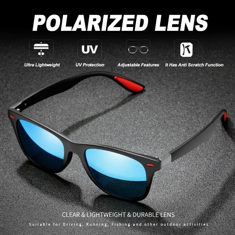 Polarized Night Vision Glasses Men HD Driving Sunglasses Day Night UV400 Sport