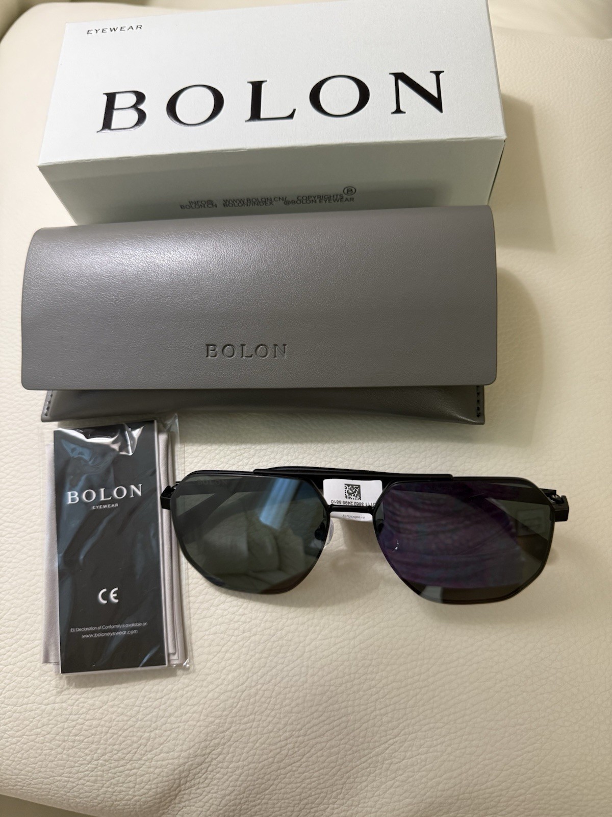 BOLON Men Women Aviator Polarized UV400 Sunglasses