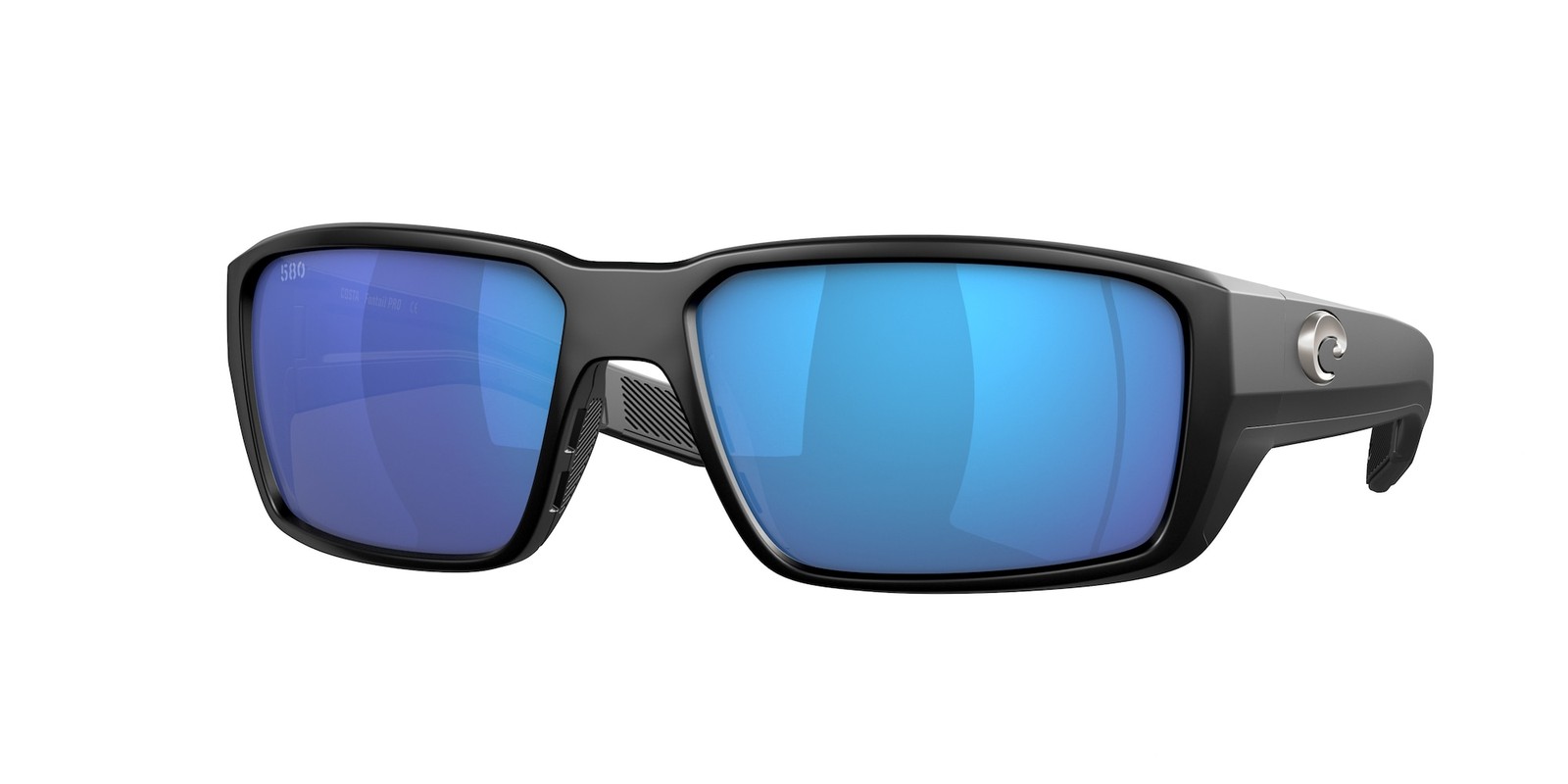 COSTA DEL MAR 6S9079 01 Fantail Pro Mt Black Blue Mir 60 mm Men’s Sunglasses