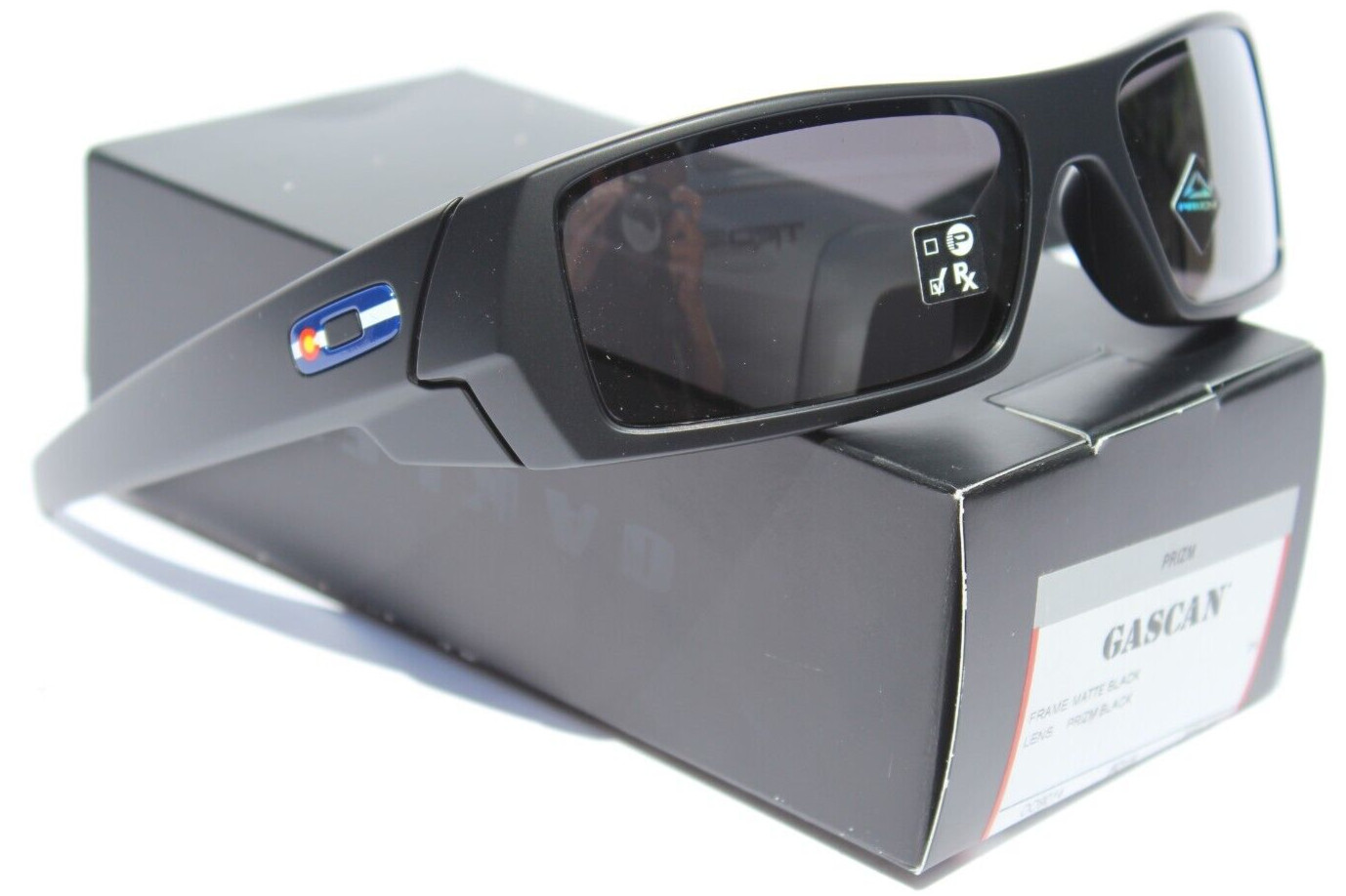 OAKLEY Gascan Sunglasses Matte Black/Prizm Black COLORADO NEW OO9014-5860 RARE