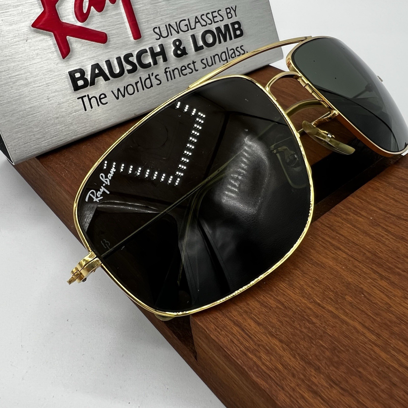 58[]17mm VINTAGE B&L RAY BAN W0962 GEP G15 UV EXPLORER AVIATOR SUNGLASSES
