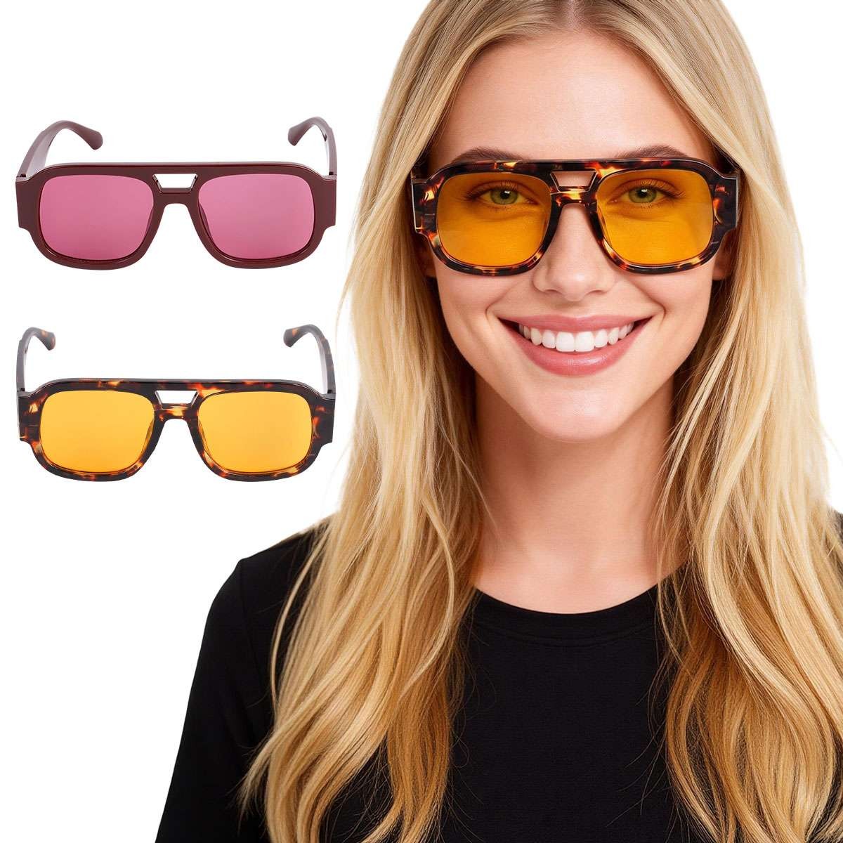 Fashion Polarized Sunglasses for Women Men Classic Retro Designer Style Glasses