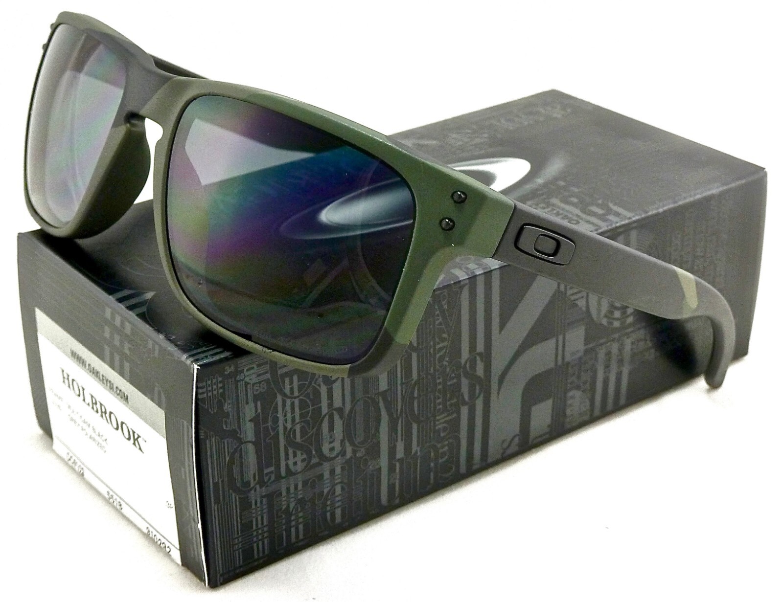NEW Oakley Holbrook Sunglasses Multicam Black l Polarized Grey OO9102-92